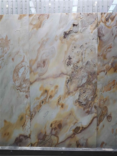 Nyias translucent marble panels